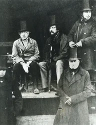 LtoR、Lord Paget、Lord Carlisle、Isambard Kingdom Brunel（1806-59）から